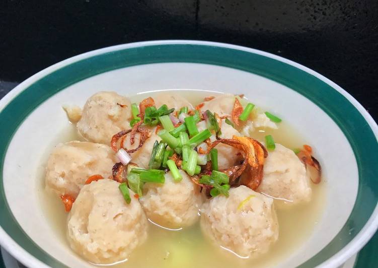 resep Bakso ayam kenyal