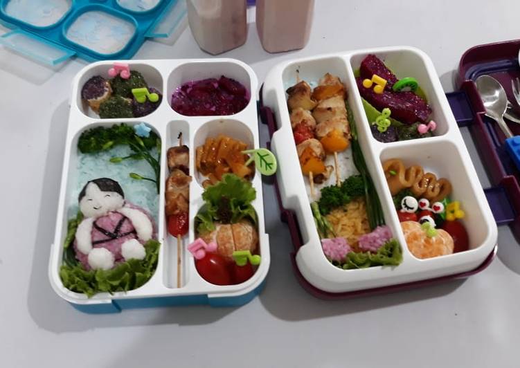 Bento baby simming foto resep utama