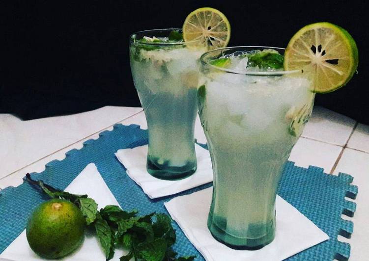 resep masakan Lime squash with nata de coco