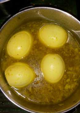 Telor/Telur Ayam Kuah Kuning ala Ibu F