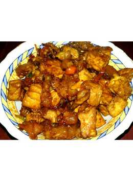 Tulang Sapi Muda dan Tahu Masak Kecap pedas ð