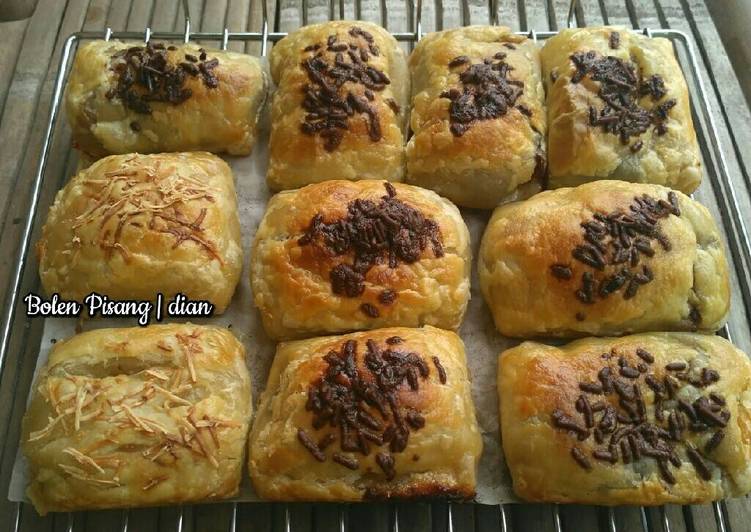 gambar untuk cara membuat Bolen Pisang Puff Pastry