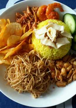 Nasi kuning birmie, edisi ultah fathan 061216