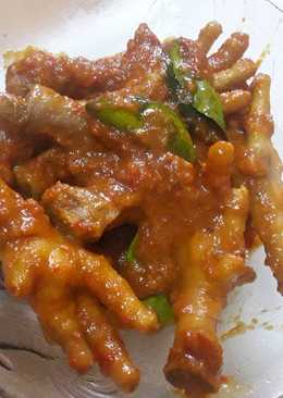 Ceker ayam sambal setan