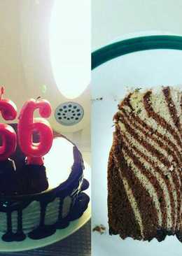 SimpLe Ogura zebra cake, no butter no emulsifier.