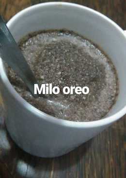 Ice blended milo oreo