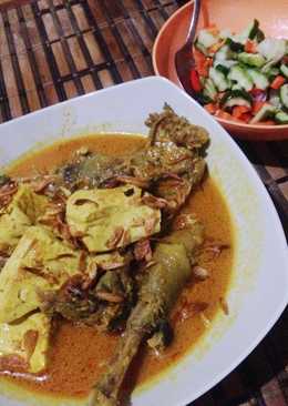 Opor Ayam Kampung mix Tahu