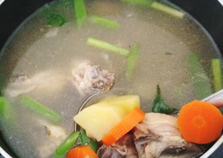 bahan dan cara membuat Sayur sop rempah ala dapoer busel