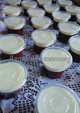 Puding cokelat vla vanilla