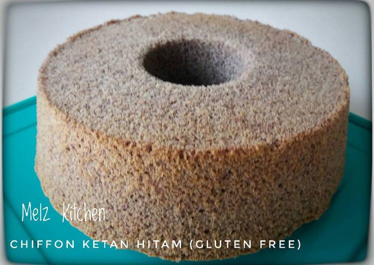 Resep Chiffon Ketan Hitam (Gluten Free) Oleh Melz Kitchen