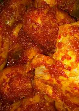 Ayam bumbu merah super pedas