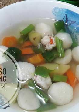 Sop Bakso Ikan Udang (simple cook)