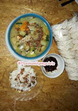Sop ayam sederhana nikmat #menubuka