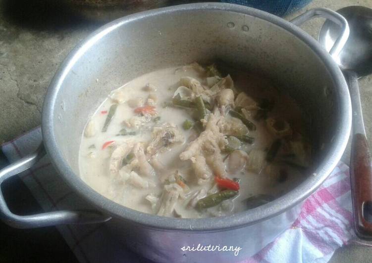 gambar untuk resep makanan Lodeh kluwih ceker masak byos