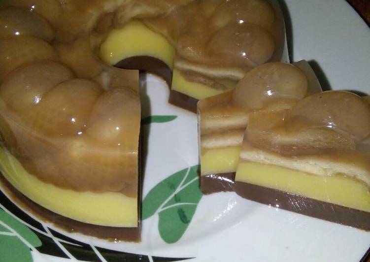 Resep Puding lapis regal - MARLETA_ALWI