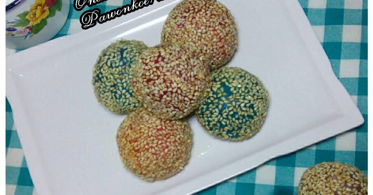 Resep Onde  Onde  Pelangi Isi  Ubi  oleh Muyassaroh Cookpad