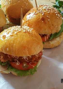 Burger nugget keju #pr_adakejunya