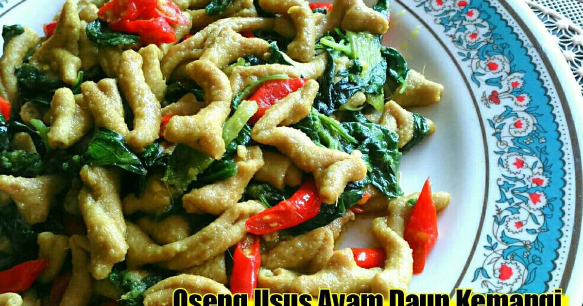 Resep Oseng Usus Ayam Daun Kemangi ala Bunda Nizar