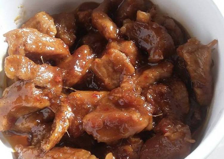 resep lengkap untuk Semur Daging Sapi Pedas ala Orharha