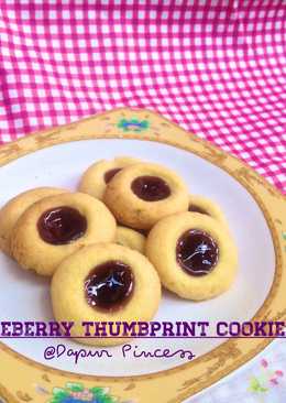 Blueberry Thumbprint Cookies