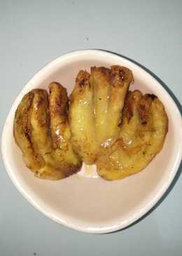 Pisang goreng susu