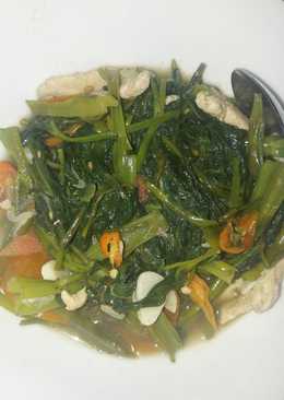 Cah kangkung ayam