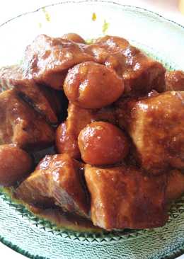 Semur tahu telur puyuh