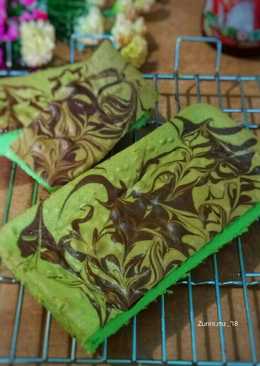 Bolu pandan motif coklat