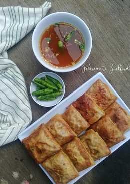 Martabak telur kornet