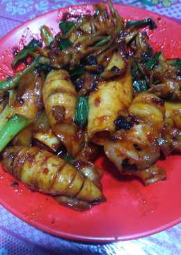 Cumi ð goreng saus tiram