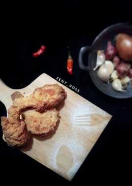 Ayam Goreng Tepung ala KFC no ribet(step by step)