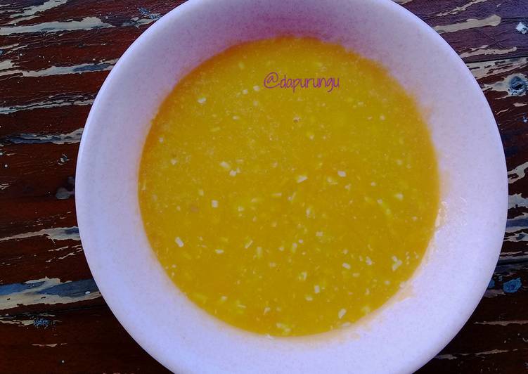 resep Creamy Kabocha Cheese Soup