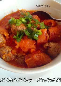 GM Diet (Day 5)- Meatball Stew