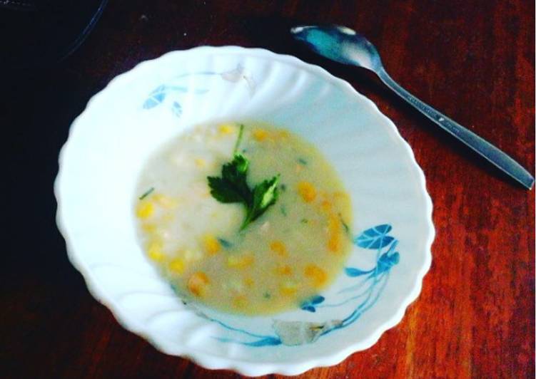 Resep Sup ayam jagung Kiriman dari Nurhayati Firdaus