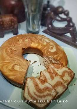 Marmer cake putih telur