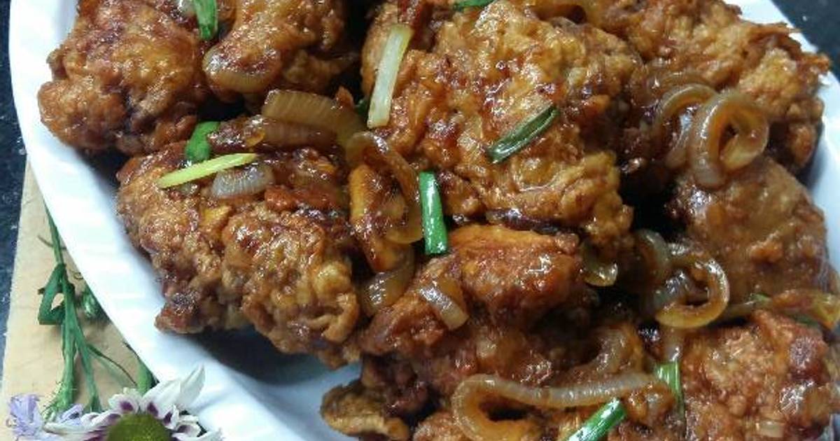 Resep Ayam Saus Inggris Madu ala Maria Yuliyanti