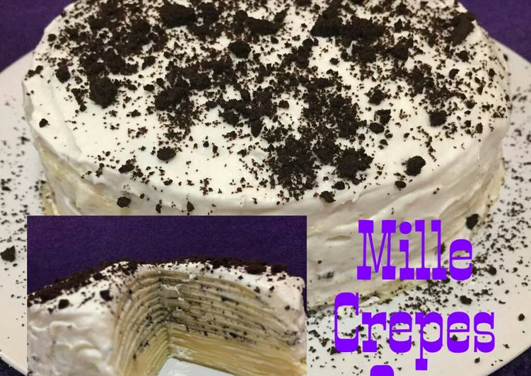 Resep Mille Crepes Oreo By Rusvita Lessiana