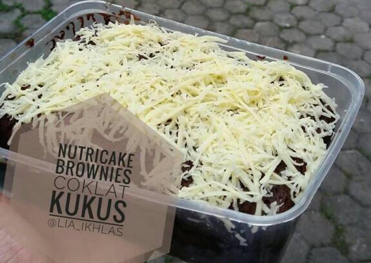 resep masakan Nutricake Brownies Coklat Kukus