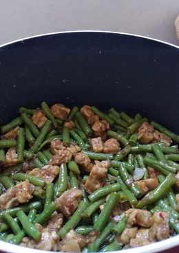 Tumis Kacang Panjang Tempe