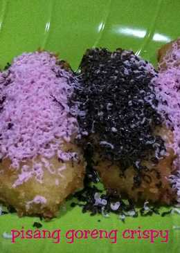 Pisang goreng crispy, pisang goreng pasir