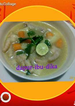 Sop singkong ceker