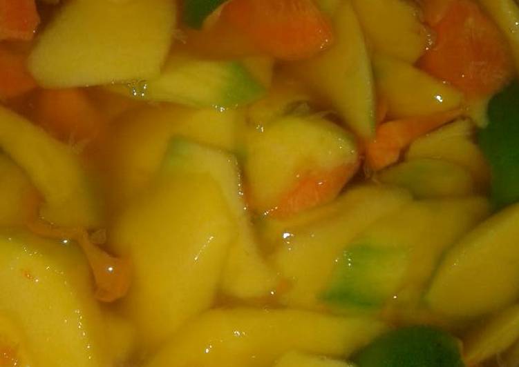 resep Manisan mangga vs wortel