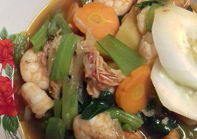 resep masakan Capcay udang