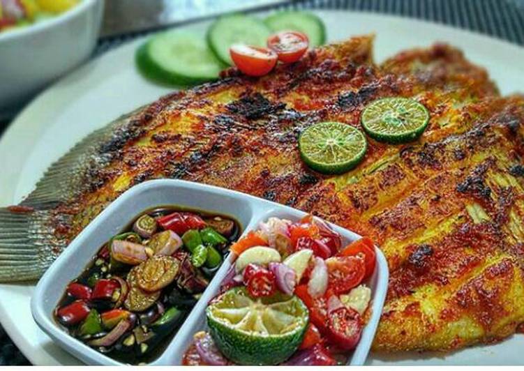 Gambar Masakan Ikan  Gurame  Bakar