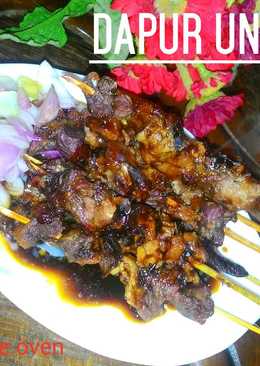 Sate kambing simpel (oven)