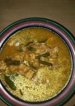 Kari Ayam Tempe dan sayur