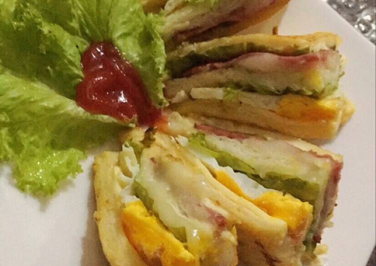 cara membuat Sandwich