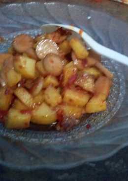 Sambal kentang sosis nagih