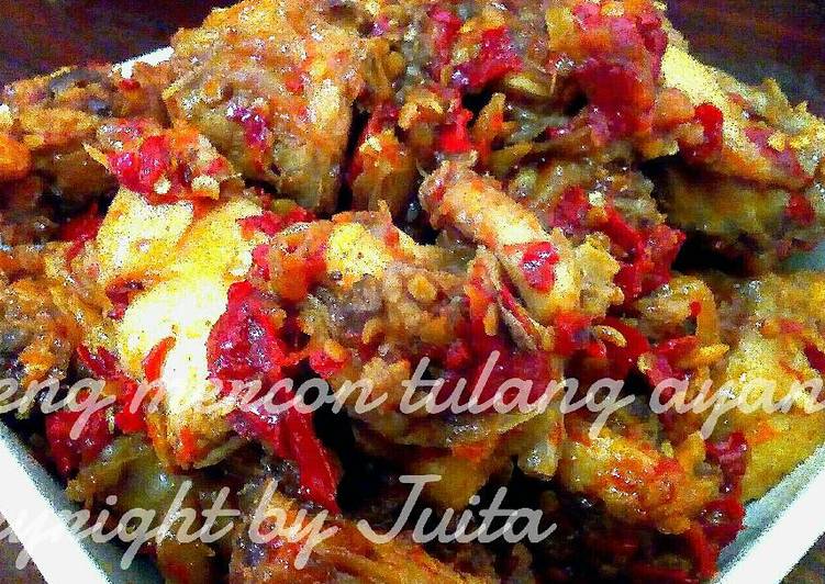 Resep Oseng mercon tulang ayam - Juita Kristy