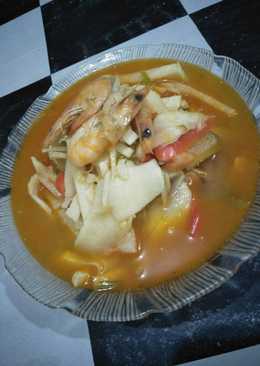 Rebung Udang Kuah Asam Manis